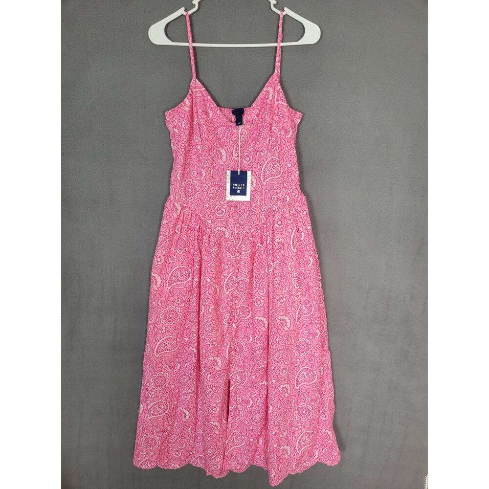 Roller Rabbit x Target Pink Paisley Midi Dress Sleeveless NWT Size Small